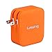 Lumsing 35W 7A 4-Port USB Wall Charger with Folding Plug Portable Travel Charger For iPhone 6 Plus, iPad, Samsung Galaxy S6 Edge(Orange)