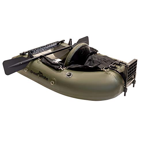Greatwhite IF170 - Fischerboot mit Aufblasbarem Bauch für Fischer, Tragbar und Leicht, zum Mitnehmen auf dem Rücken… – Bild 3