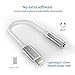 iPhone 7 Adapter headphone jack, Lightning to 3.5 mm headphone jack adapter for iPhone 7 / 7 plus (silver)