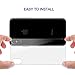 Singularity Products SP-0045 iPhone X Back Screen Protector, Anti Fingerprint iPhone X Tempered Glass Screen Protectors Rear Protector Screen Film for iPhone X / 10 - 2 Pack - Clear