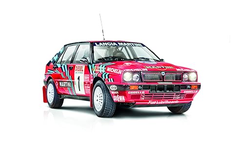 Italeri 4712 1:12 Lancia Delta 16VHF Integ Sanremo'89 Model Building Kit, Standing Model Building, Crafts, Hobby, Gluing, Plastic Kit, Detailed Unpainted