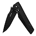 Kershaw Flythrough Pocket Knife (1988); RJ Martin Design; 3-inch 8Cr13MoV Steel, Drop-Point Blade with Black Oxide Coating; Features See-Through Pivot, Frame Lock, KVT Manual Open with Flipper; 3.7oz