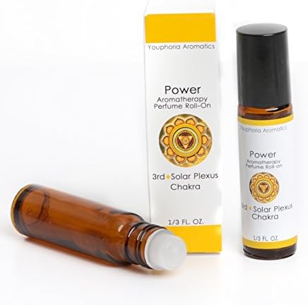 POWER, 3rd/Solar Plexus Chakra Aromatherapy Perfume Roll-On by Youphoria Aromatics