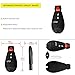 YITAMOTOR Compatible for Dodge Keyless Entry Remote Car Key Fob Replacement 4 Button for M3N5WY783X IYZ-C01C