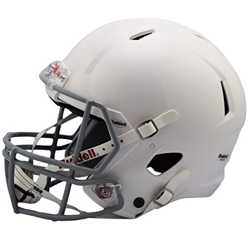 Riddell Victor Youth Football Helmet , White/Gray, Medium Pricepulse