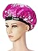 SATINIOR 4 Pieces Soft Satin Sleeping Cap Salon Bonnet Night Sleep Hat Hair Loss Cap (Flower Pattern Slim Band)