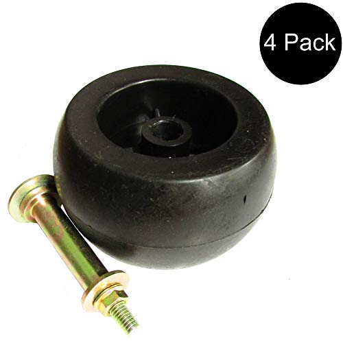 FOUR (4) Deck Wheel / Roller Kit for Kubota Exmark Toro 103-7263 103-4051 103-3168
