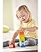 HABA Rainbow Rocket 9 Piece Wooden Stacking Play Set for Ages 1 and Up