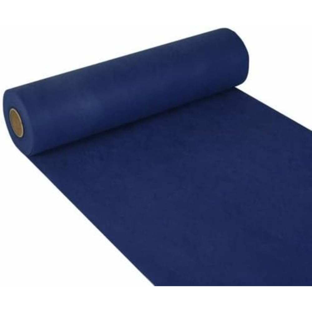 'Tisch-Deko Table – Paths, Similar to the non-woven fabric, "Soft Selection 24 MX 40 cm in Dark Blue in the roller