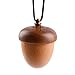 Wooden Essential Oil Car Diffuser Aromatherapy Essential Oil Perfume Acorn Car Diffuser Hang Decoration