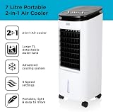 BLACK+DECKER Portable 2-in-1 Air Cooler 65W 7L Tank BXAC65001GB view 2