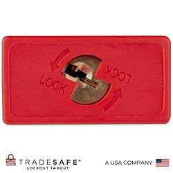 TRADESAFE Lockout Tagout Locks Set - 7 Red Loto