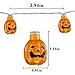 Pumpkins String Lights 30 LEDs 10.33 Foot Halloween Jack-O-Lantern Pumpkin Lights For Halloween Party Decorations - Battery Operated Warm White