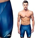 Swim Elite Men’s Jammers – Quick-dry Swimsuit – Chlorine Resistant Swimming Suit Men Boys – Swim Pants – Light, Utra-thin & Breathable Waterproof Carrying Case Included