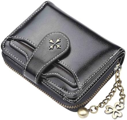 小物 Novelty Black Monogram Mini Wallet Amazon.com: Small Wallet for Women Mini Leather Cash Wallets Zip