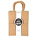 12 Pack Medium Paper Bags with Handles, Bulk Brown Bags for Party Favors, Goodies (8 x 4.75 x 10 In)