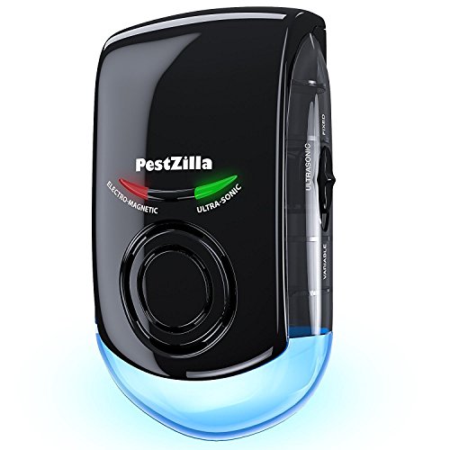 PestZilla Electronic Pest Repeller Device with Direct Plug-in with Night Light â€“ Defends Against All Types of Insects and Rodents; Mice, Ants, Rats, Etc. Powerful DIY Pest Control Solution [UPGRADED]