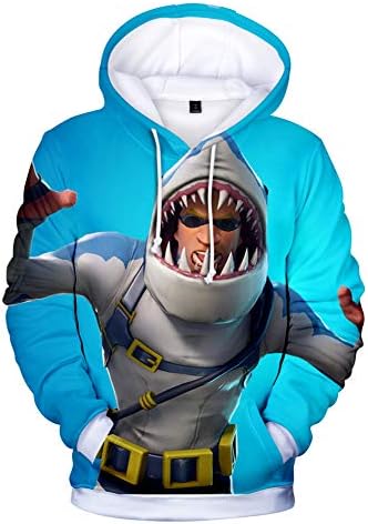 Mvruve Kids Girls Boys Fortnite Hoodie Comfy Hooded Crewneck Sweatshirts
