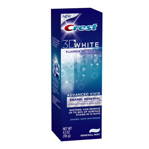 Crest 3D White enamel renewal mint toothpaste (037000490111)