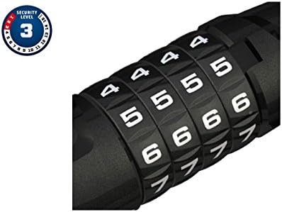 ABUS spiral cable lock Numero 5510C/180 with SCMU holder - Bicycle lock with practical combination cylinders - security level 3 - Image 5