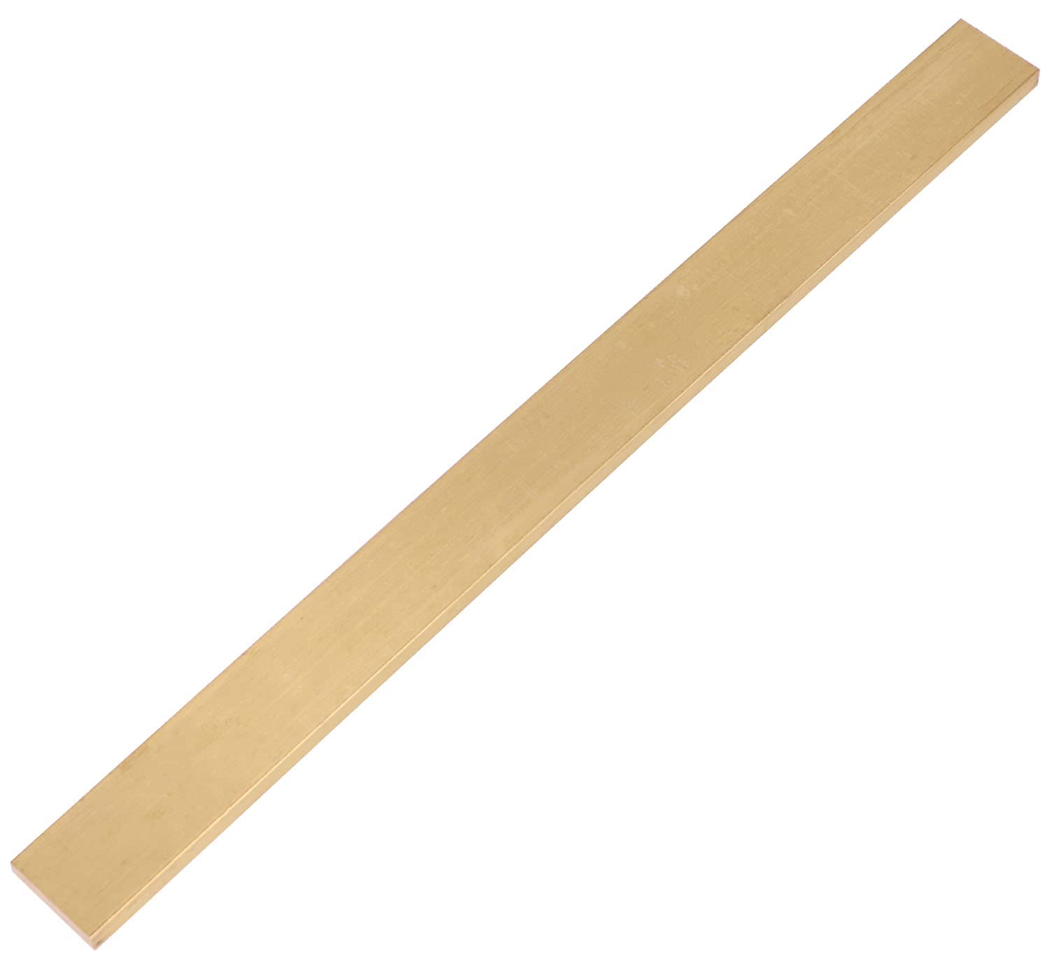 Photo 1 of VERNUOS 1/4" x 1" C360 Brass Flat Bar 12" Long Solid .230" Mill Stock