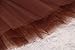 Simplicity Womens Classic Elastic, 3 Layered Tulle Tutu Skirt, Coffee One size fits all