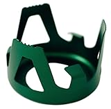 kampMATE WoodFlame Ultra Lightweight Portable Wood Burning Camping Stove, Backpacking Stove, Stainless Steel with Nylon Carry Case – Perfect for Survival Packs & Emergency Preparedness