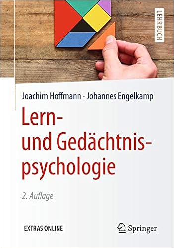 Lern Und Gedachtnispsychologie Springer Lehrbuch Amazon De Hoffmann Joachim Engelkamp Johannes Bucher