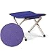 DRSPSB Folding Camping Stool, Portable Lightweight Mini Fold Chair Aluminum Alloy Fishing Square Stool for Fishing Hiking Gardening Traveling and Beachthumb 2