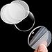 24 Pieces Acrylic Transparent Circle Discs and 24 Pieces Key Chains Clear Round Acrylic Keychain Blanks for DIY Projects and Crafts, 2 Inch