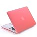 Valawy - Newest Version 13-inch Pink Rubberized Hard Case for MacBook Air 13.3