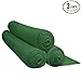 The Rag Company - Sport & Workout Towel - Gym, Exercise, Fitness, Spa, Ultra Soft, Super Absorbent, Fast Drying Premium Microfiber, 320gsm, 16in x 27in, Dark Green (3-Pack)