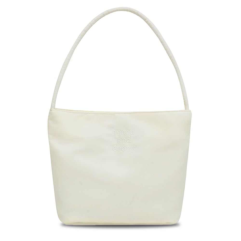 Photo 1 of OULIGET Off White Small Shoulder Bag, Stylish Tote Bag Hobo Handbags for Women,Underarm Purse with Magnetic Snap (Off-White)