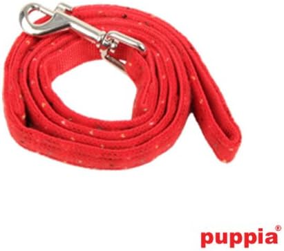 Puppia Yuppie Leashes - A Perfect Match for Puppia Yuppie Harnesses (Red, Medium)