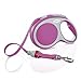 Flexi Vario Retractable Dog Leash (Tape), 26 ft, Large, Pink