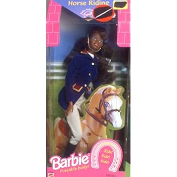 Amazon.com: Horse Riding Barbie Riding Club Poseable Body: Toys & Games