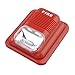 Fire Alarm Siren Red Sound and White Flash Light for Fire Safety Systems