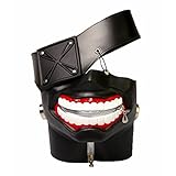 Tokyo Kaneki Ken Mask Halloween Cosplay Props Costume 3D PU Leather Mask