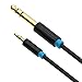 5FT 24K 15U Gold Plated VENTION 3.5mm 1/8 Male to 6.35mm 1/4 Male TRS Stereo Audio Cable with PVC Infection Molding Shell Design for iPhone, iPod, Laptop,Power Amplifier,Microphone and Guitar