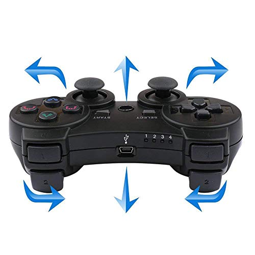 image for Molgegk Wireless Bluetooth Controller for PS3 Double Shock - Bundled U