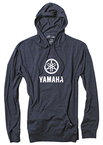 Factory Effex 2088212 Lightweight Pullover Hoody (Yamaha Stacked Navy, Medium)