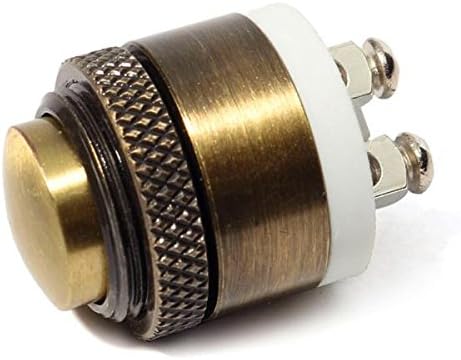 EsportsMJJ 16mm Momentary Brass Metal Push Button Door Bell Switch, Onecolor