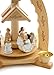 BRUBAKER Christmas Decoration Pyramid 12 Inches Nativity Play - Christmas Scene with Handpainted Angels - Handpainted Figures - Limited Edition