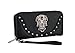 Studded Day of Dead Embroidered Sugar Skull Wallet