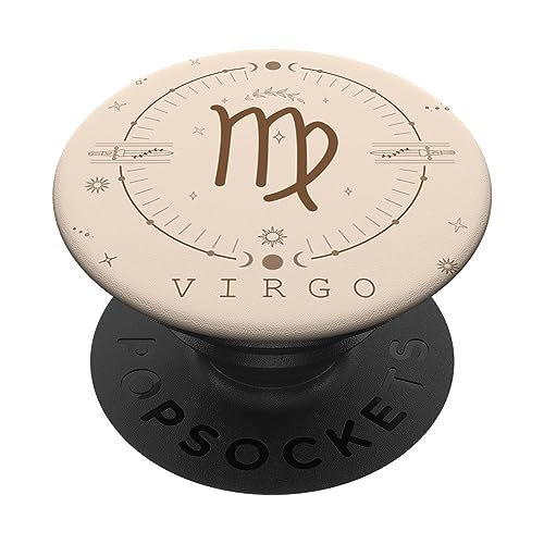 Astrological Stars Celestial Zodiac Sign Aesthetic Virgo PopSockets Adhesive Po…