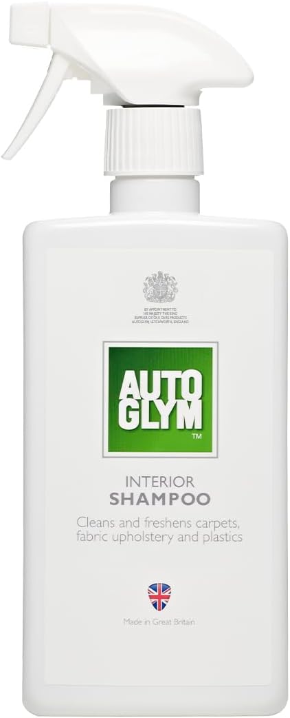 Autoglym Interior Shampoo 500ml Car Interior Cleaner Freshens Fabrics Plastics