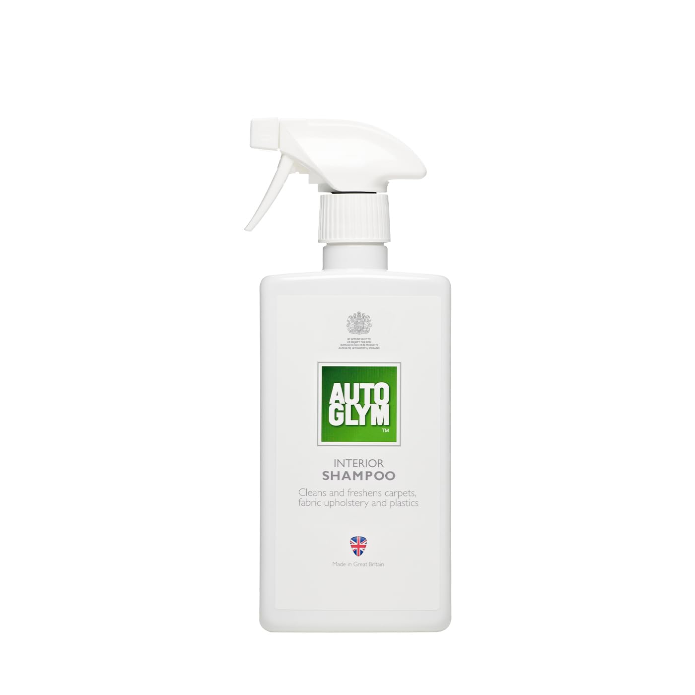 Autoglym Interior Shampoo, 500ml - Car Interior Shampoo That Cleans and Freshens Carpets, Fabrics, Upholstery and Plastics