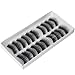 30 Pairs Black Long & Thick Reusable False Eyelashes Fake Eye Lash for Makeup Cosmetic - 3 Kinds of Style by NYKKOLA