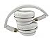 ARTIX BT5 Bluetooth Headphones On-Ear Wireless Earphones, Lightweight, Foldable, Adjustable Headset w/Built in Microphone, 3.5mm Cable for Wired Use/Work, Travel, Sport, Kids Teen Adult White/Gold