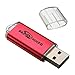 BestRunner 10Pcs USB Flash Drive USB 2.0 Memory Stick Pen Drive USB Storage Thumb Stick 256MB Small Capacity [NOT 256GB] Red